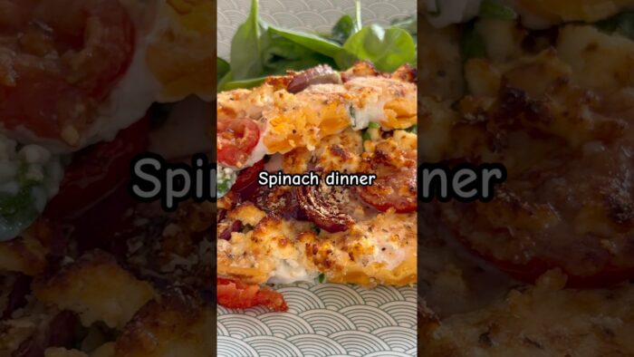 Good evening 🌙 Air fryer spinach  dinner idea for every day 😋 Just 5 min and ready 😍