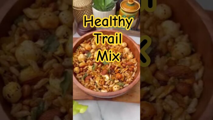 Healthy Trail Mix | Air Fryer Namkeen Recipe😍 #shorts #trending #snacks #namkeen #namkeenrosh #food