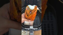 High Protein Crispy Chicken Shawarma Recipe in Air Fryer #shorts #viral #trending #youtubeshorts #yt