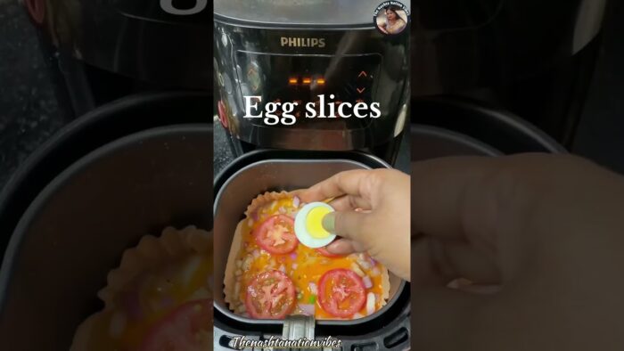 High Protein Eggs Breakfast Recipe in Air Fryer 👌#healthyhabits #ashortaday #trending #reels #viral