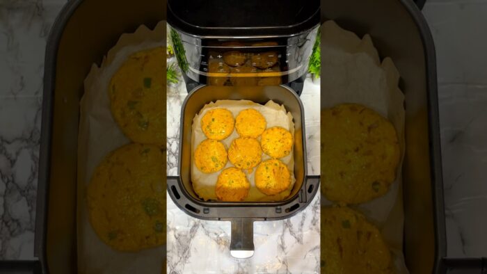 High Protein Paneer Cutlets in Air Fryer | Crispy & Healthy Snack Recipe #Shorts