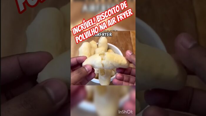 INCRÍVEL! Biscoito de Polvilho na Air Fryer 😱 | Air Fryer Tapioca Biscuit