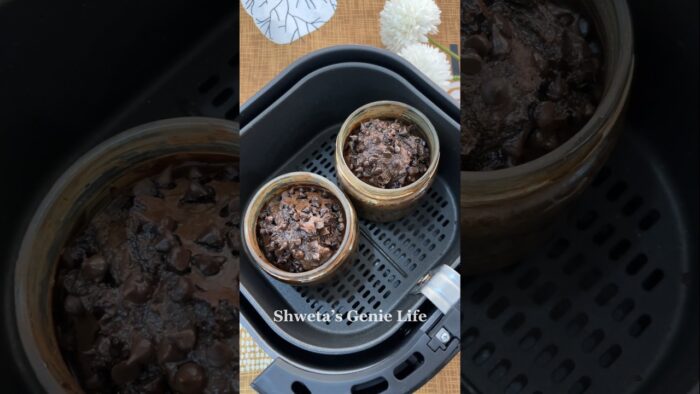 Instant Jar Brownie Cake Recipe in Air Fryer #shorts #viral #trending #ytshorts #youtubeshorts #reel