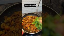 Karela recipe #shorts #youtubeshorts #healthy #airfryer #cooking #foodshorts #cookingshorts