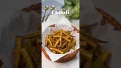 Kurkuri Bhindi in Air Fryer | Crispy Bhindi Fry Without Deep Frying #foodfunnel #bhindi