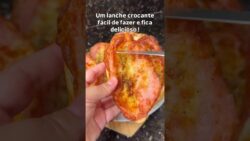 Lanchinho rápido gostoso e crocante – Ana Stevanelli #shorts #receitas