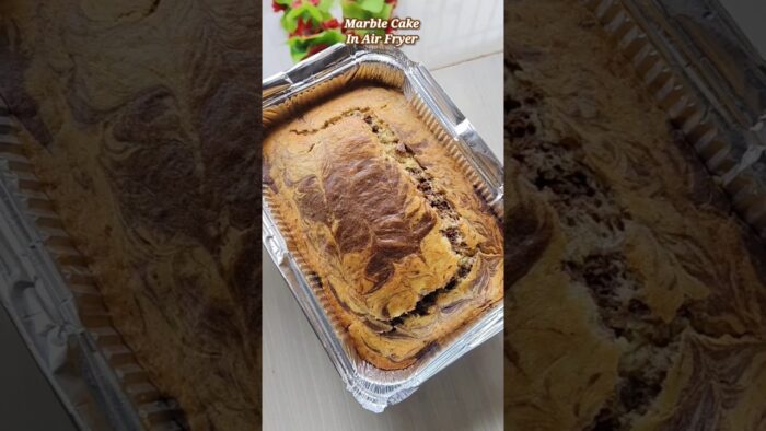 Marble cake in Air Fryer #recipe #food #shorts #youtubeshorts #food