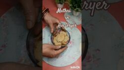 Mathri in Air Fryer #food #viral #recipe #airfryer #trending #cooking #shorts