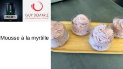 Mousse à la myrtille ￼