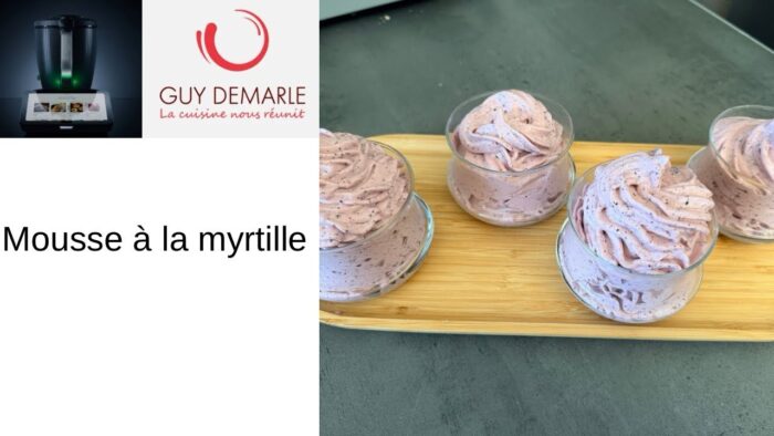 Mousse à la myrtille ￼