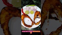 No deep fry, only airfryer | crispy fish in airfryer | fish recipe 😋😋🐠🐠