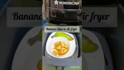 No fry guilt free Banana chips in Air fryer 😋|#yt #recipe #ytshorts #food #chips #airfryer #cooking
