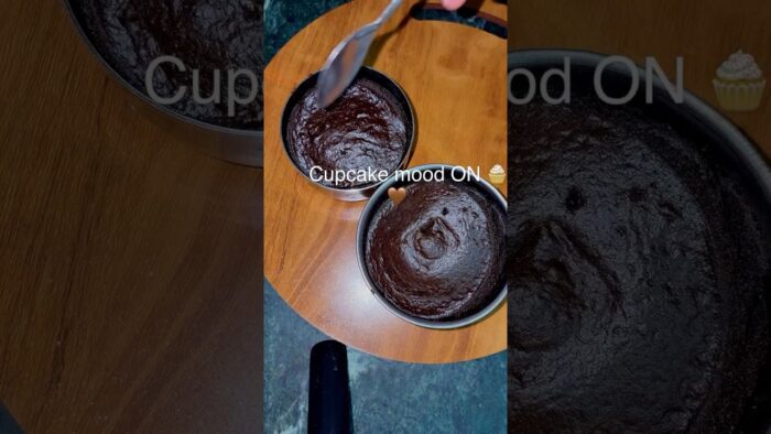 Oreo cupcakes in air fryer at home #homemade #cooking #cupcake #recipe #food