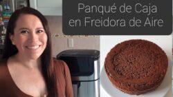 Panqué de Caja en Freidora de Aire | Tarta de chocolate fácil
