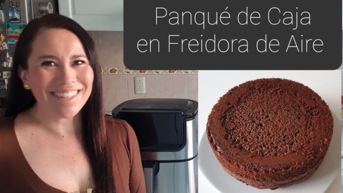 Panqué de Caja en Freidora de Aire | Tarta de chocolate fácil