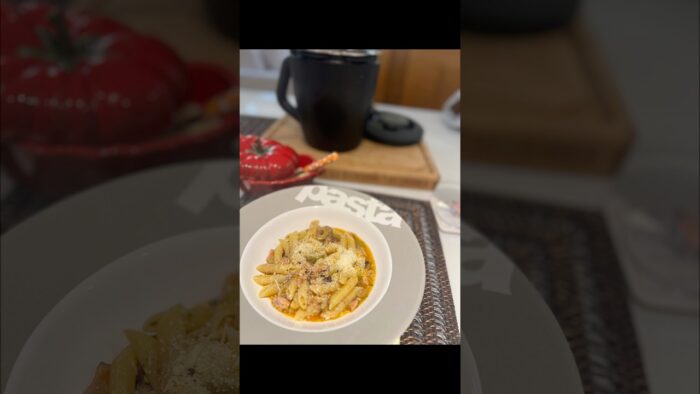 Penne com bacon delicioso!! #thermomixportoalegre