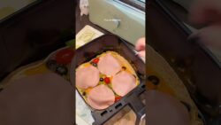 Pizza breakfast #airfryer #easynutrition #easyrecipes #recipe #pizzarecipe #airfryerrecipes
