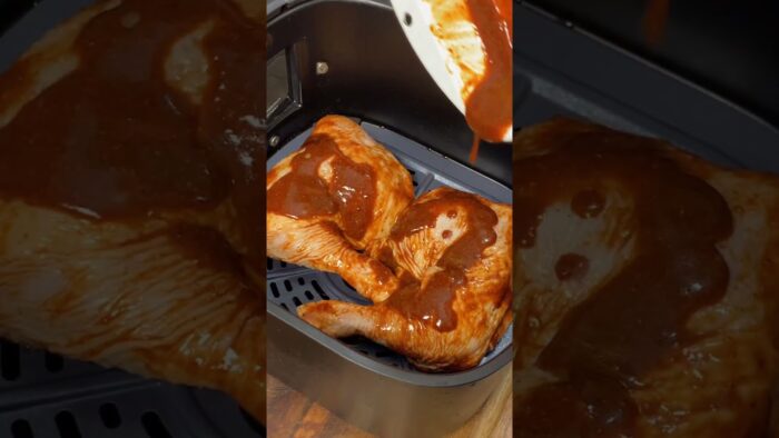Pollada en AirFryer con aji cremoso 🔥#pollada #airfryer #receta