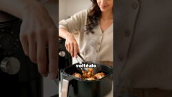Pollo doradito en Airfryer con poco aceite 🍗🔥 #shorts #cocinarápida #cocinarápida #airfryer #cocina