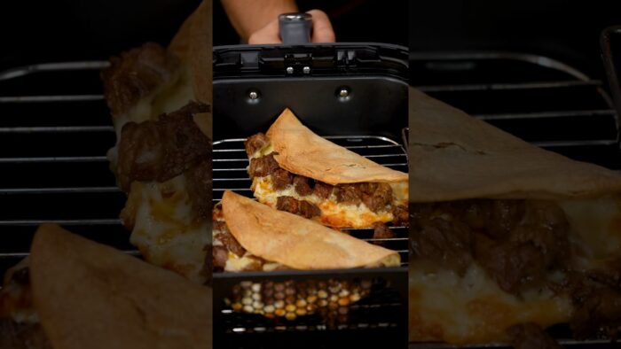 Quesadillas en freidora de aire! #receta #aiuda #recipe #food #shorts #cooking
