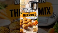 Receta magdalenas de zanahoria en #thermomix