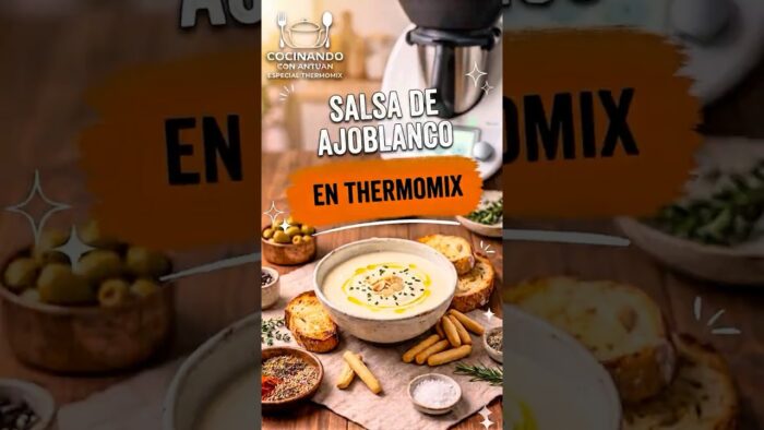 Salsa de Ajo blanco perfecta para dipear #thermomix