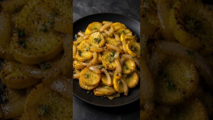 Say Goodbye to Boring Meals: Air Fried Squash & Onions!!! #shorts #foodlover #airfryer