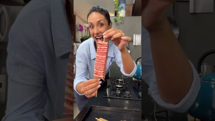 Se VIRALIZA, a gente testa! Esse espeto, que pode ser feito no forno, airfryer ou churrasqueira