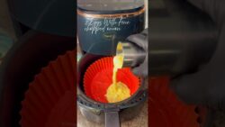 Simple Egg Omelette in Air Fryer | Easy Omelette Recipe #omelette #ytshorts #shorts #viralrecipe