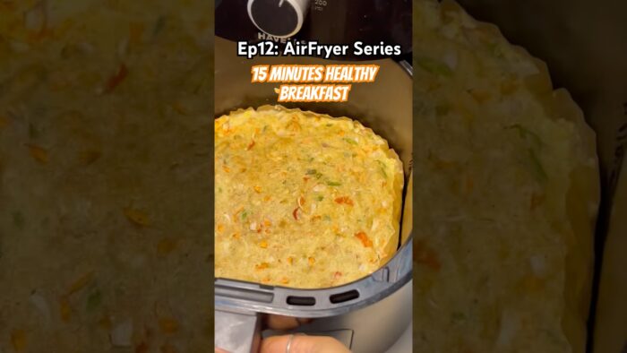 Suji Veggie Breakfast Recipe in Air Fryer