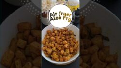 Super Crispy Airfryer Potato Fry | Quick Indian Aloo Fry #shorts #aloo #recipe #food