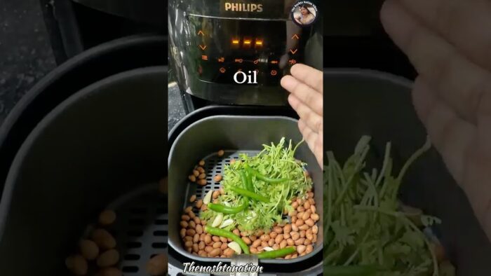 Thecha Recipe in Airfryer👌#thenashtanationvibes #healthyhabits #trending #viral #ashortaday #thecha