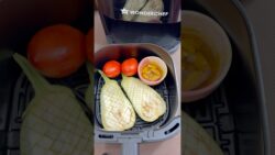 Unique Stuffed Baigan Bharta Recipe In Airfryer #shorts #viral #trending #youtubeshorts