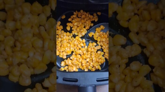 Why I stopped frying corn (Air Fryer Hack)#crispycorn #airfryerrecipes #lunchboxrecipes