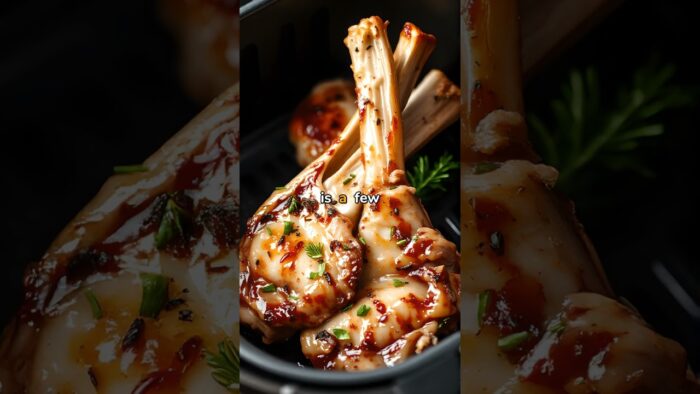 You’ll Never Guess How Juicy These Air Fryer Lamb Chops Are! #airfryer #recipe