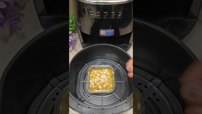cheese Maggie in air fryer 🤤#shorts #trending #viral #recipe #food #airfryer