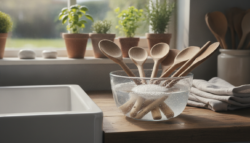 Cómo limpiar y mantener utensilios de cocina de madera