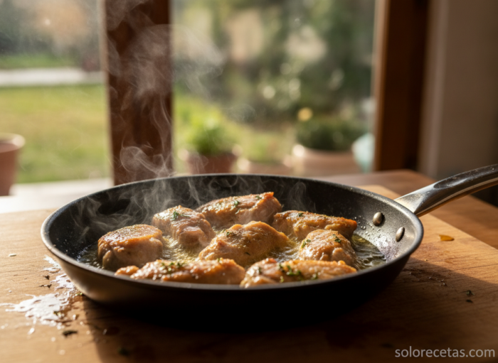 Conejo con lentejas estofado: receta tradicional