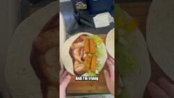 fish finger wraps with bbq sauce 🐟🌯 air fryer recipe