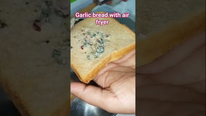 garlic bread #delicious #cooking with air fry #5 minute yummy recipe#
