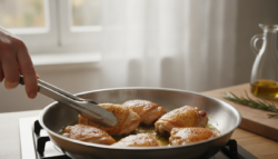 Pollo a la canela con almendras: receta de guiso casero