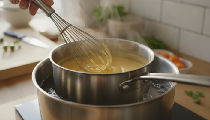Salsa bearnesa casera: receta clásica francesa paso a paso