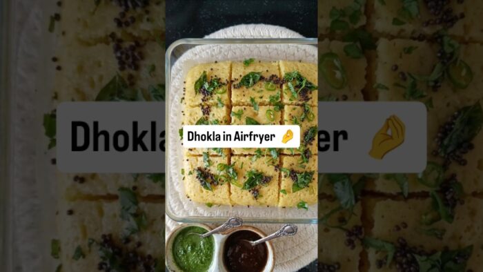#viral #food #shorts #recipe #foryou #cooking #easyrecipe #airfryer #dhokla #fyp #subscribe #growth