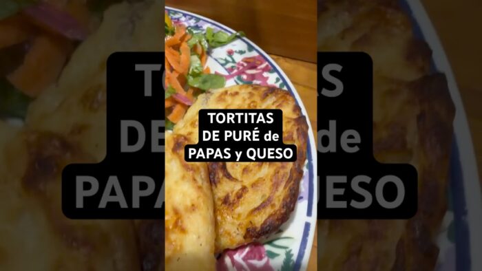 ¡No lo tires! Tortitas de papa y QUESO en la Airfryer 🧀🔥 #shortsfood #receta #comida #papas