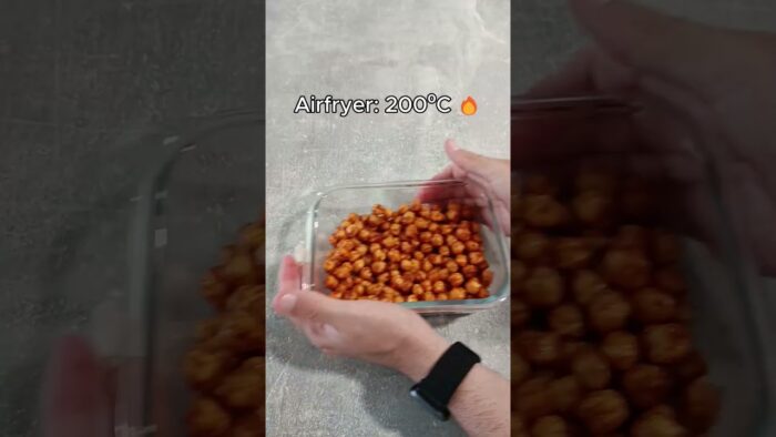 ¿Sobras de garbanzos? 🥘 Prepárate este snack crujiente ✨