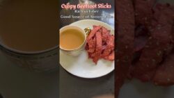 बीटरूट स्टिक्स | Crispy Beetroot Sticks Recipe | Healthy food | Kids Evening Snack #trending #recipe