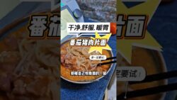 简易版 番茄猪肉片面