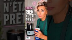 13h32 : je rentre des courses, rien n’est prêt… et il faut quand même nourrir tout le monde 😅