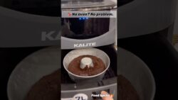 Air Fryer Chocolate Cake 🍫😍 Super Soft & Moist Cake Recipe #shorts