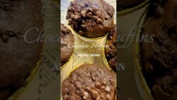 Air Fryer Chocolate Muffins 🧁🤎✨ #Dessert #Recipe #Cooking #FoodShorts #youtubeshorts #homebaking